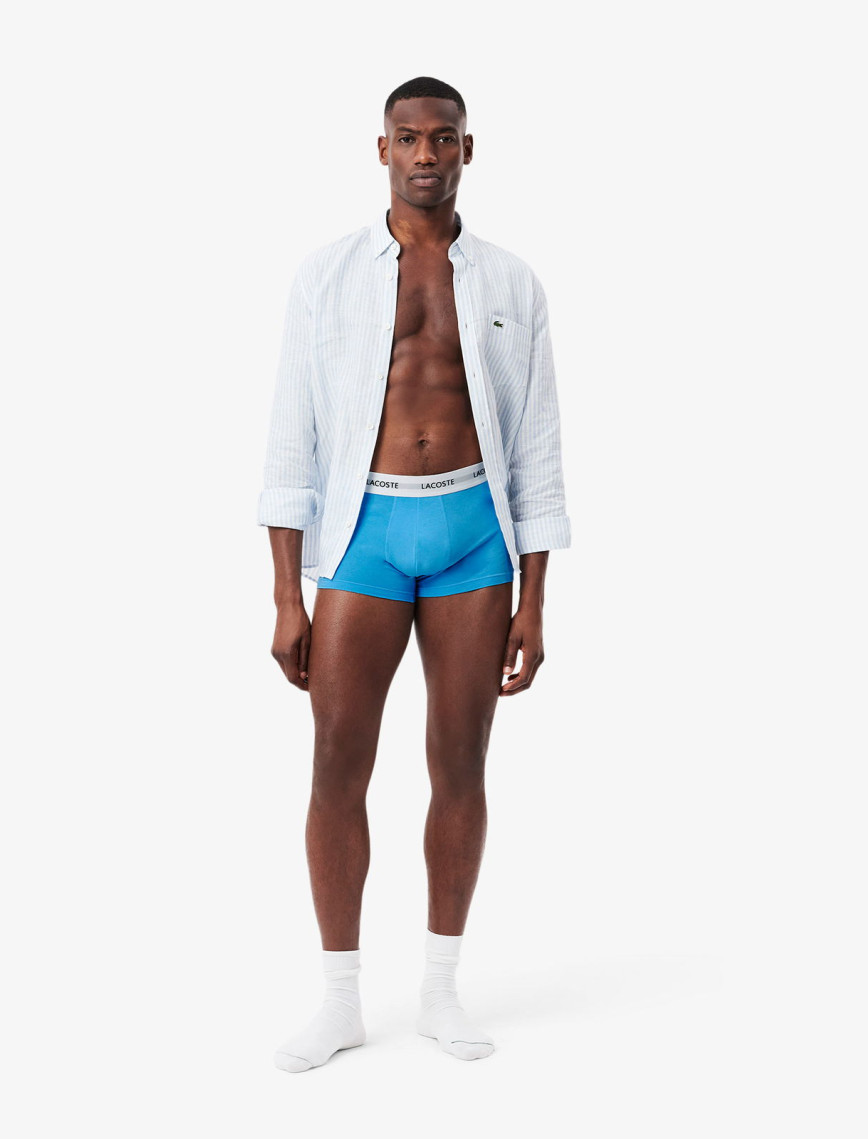 Lacoste Erkek 3'lü Renkli Boxer Lacoste Erkek 3'lü Renkli Boxer