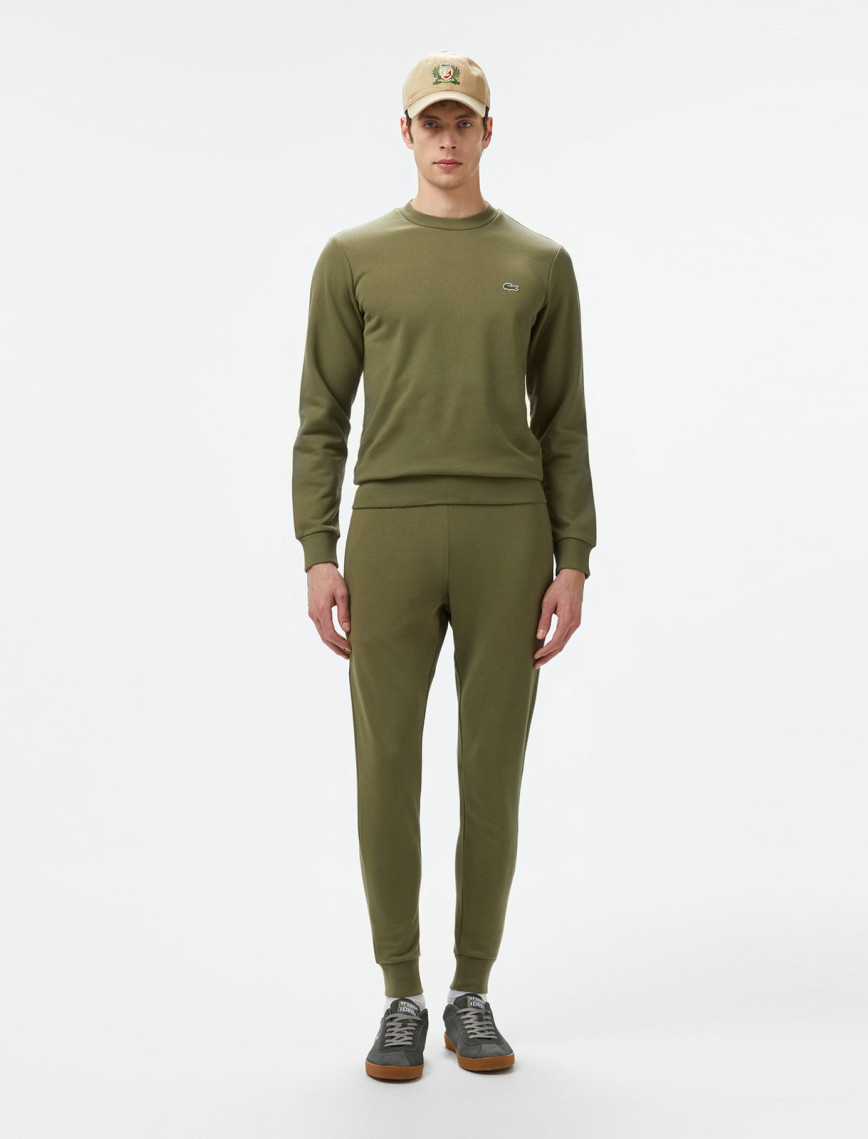 Lacoste Erkek Classic Fit Bisiklet Yaka Haki Sweatshirt Lacoste Erkek Classic Fit Bisiklet Yaka Haki Sweatshirt