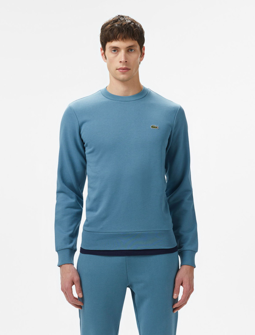 Lacoste Erkek Classic Fit Bisiklet Yaka Organik Pamuk Siyah Sweatshirt Lacoste Erkek Classic Fit Bisiklet Yaka Organik Pamuk Siyah Sweatshirt