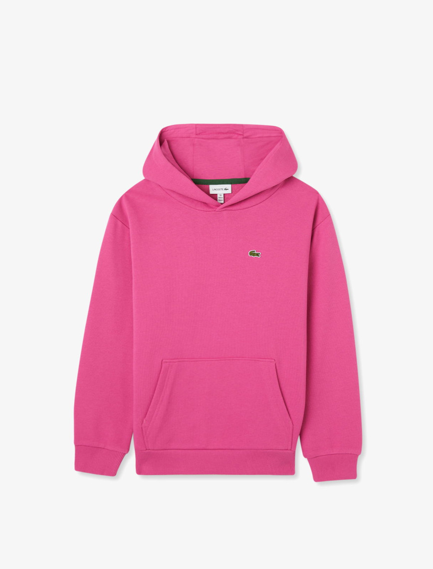 Lacoste Çocuk Kapüşonlu Pembe Sweatshirt