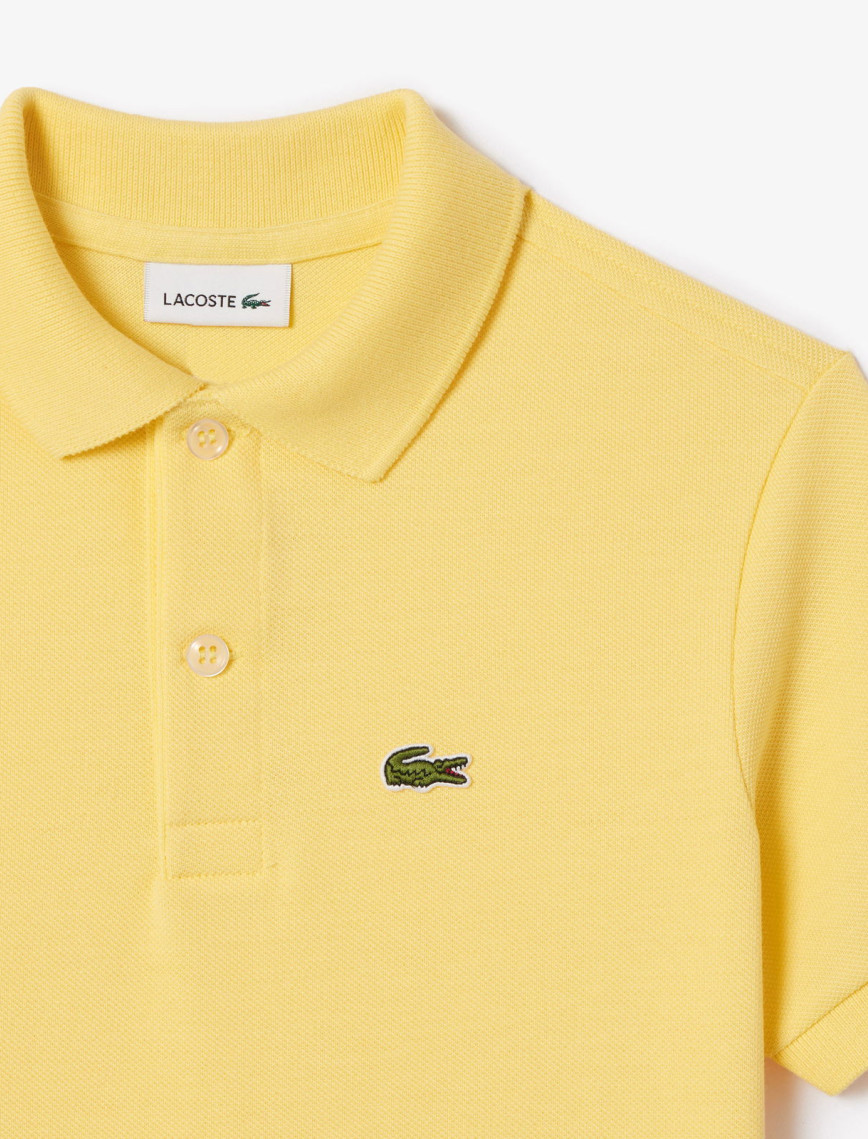 Lacoste Çocuk Regular Fit Sarı Polo Lacoste Çocuk Regular Fit Sarı Polo