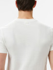 Lacoste Baskılı Bisiklet Yaka Erkek Beyaz T-Shirt Lacoste Baskılı Bisiklet Yaka Erkek Beyaz T-Shirt
