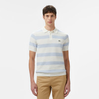 Lacoste Erkek Gömlek Yaka Çizgili Açık Mavi Triko Lacoste Erkek Gömlek Yaka Çizgili Açık Mavi Triko