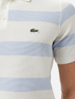 Lacoste Erkek Gömlek Yaka Çizgili Açık Mavi Triko Lacoste Erkek Gömlek Yaka Çizgili Açık Mavi Triko