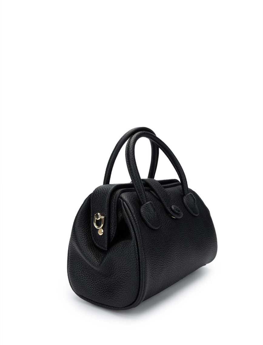 Tamer Tanca Kadın Vegan Siyah Omuz Çanta