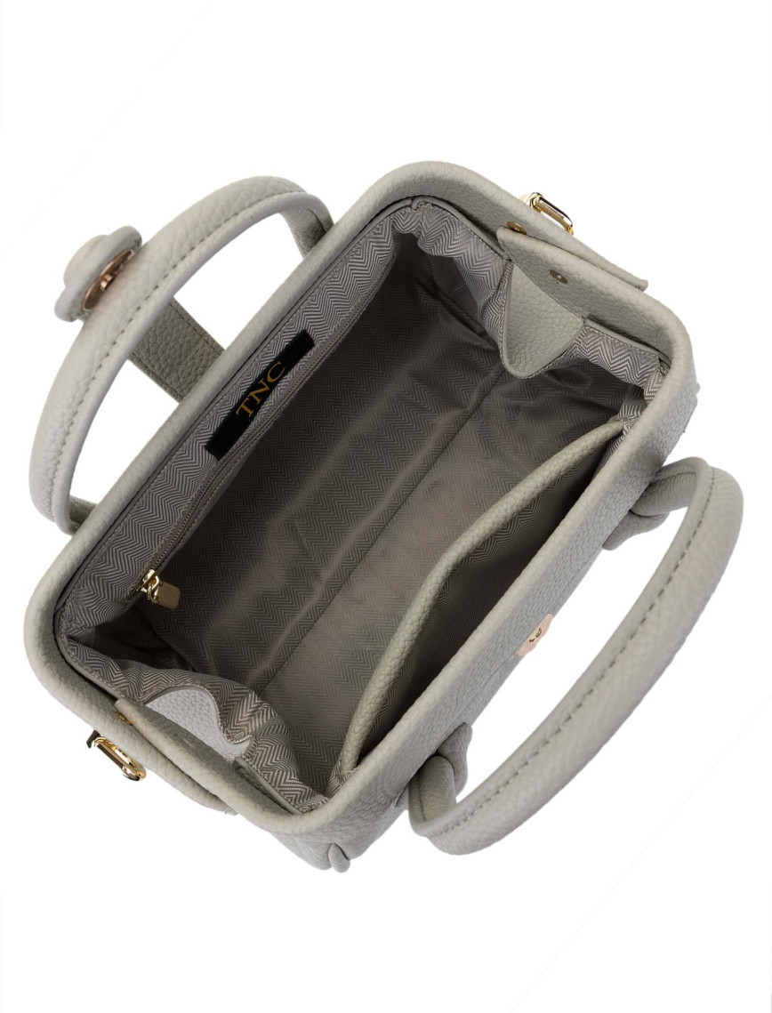 Tamer Tanca Kadın Vegan Gri Omuz Çanta