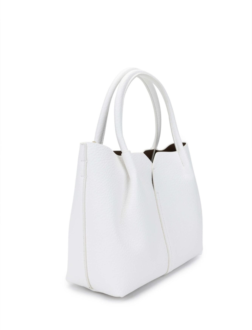 Tamer Tanca Kadın Vegan Beyaz Omuz Çanta