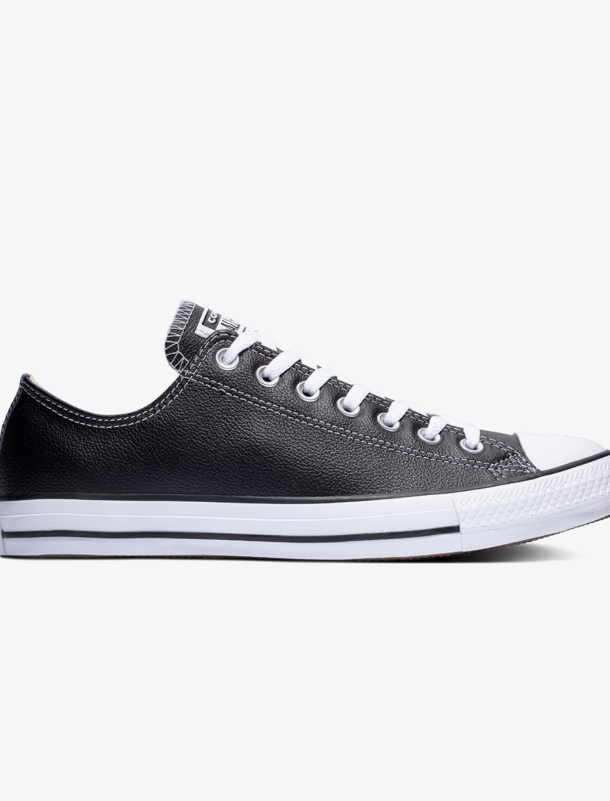 Converse Chuck Taylor All Star Unisex Siyah Deri Sneaker Converse Chuck Taylor All Star Unisex Siyah Deri Sneaker