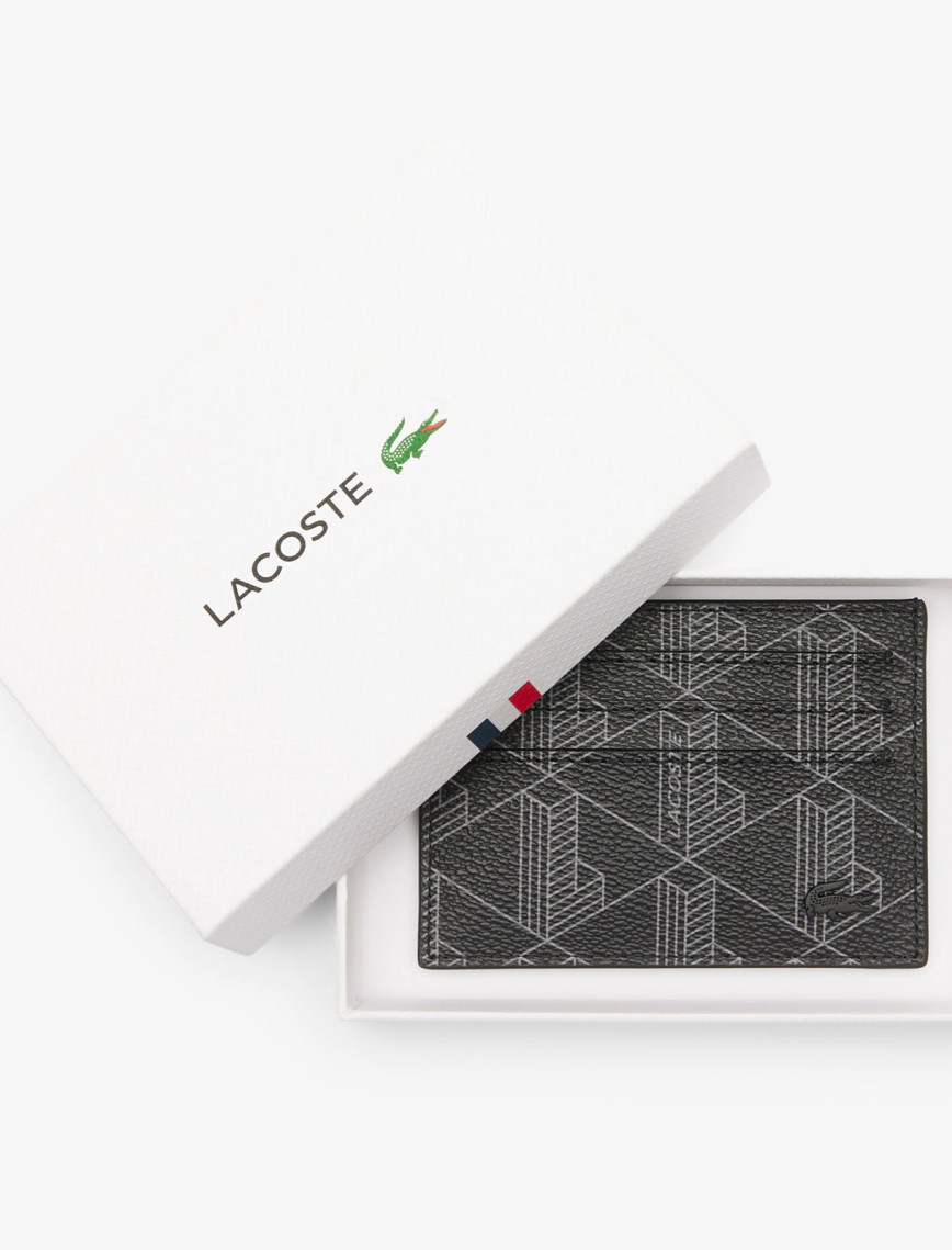 Lacoste The Blend Erkek Monogram Siyah Kartlık Lacoste The Blend Erkek Monogram Siyah Kartlık