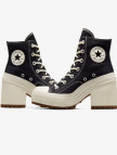 Converse Chuck 70 De Luxe Heel Kadın Siyah Platform Sneaker Converse Chuck 70 De Luxe Heel Kadın Siyah Platform Sneaker