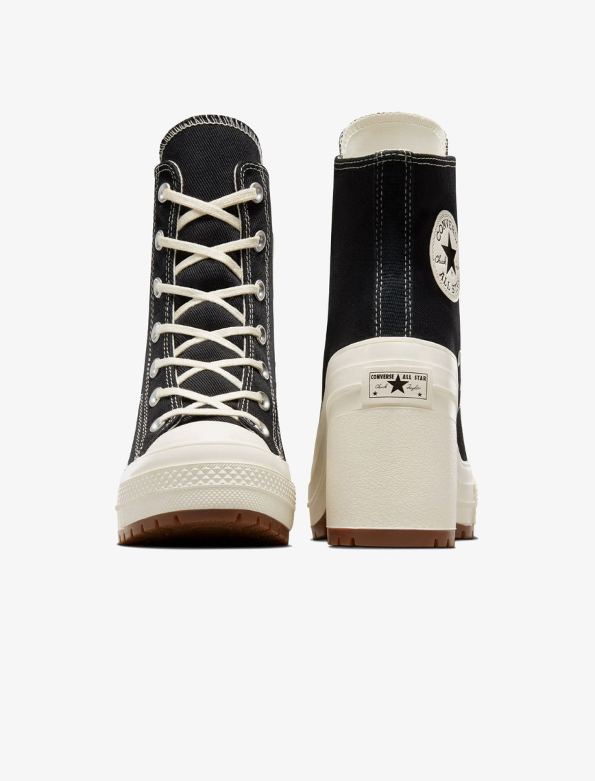 Converse Chuck 70 De Luxe Heel Kadın Siyah Platform Sneaker Converse Chuck 70 De Luxe Heel Kadın Siyah Platform Sneaker