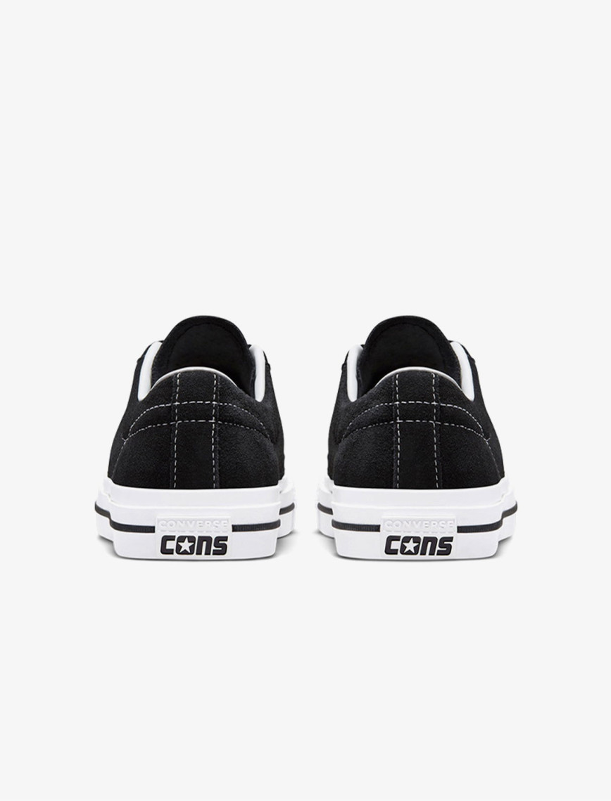 Converse Cons One Star Pro Unisex Siyah Süet Sneaker Converse Cons One Star Pro Unisex Siyah Süet Sneaker