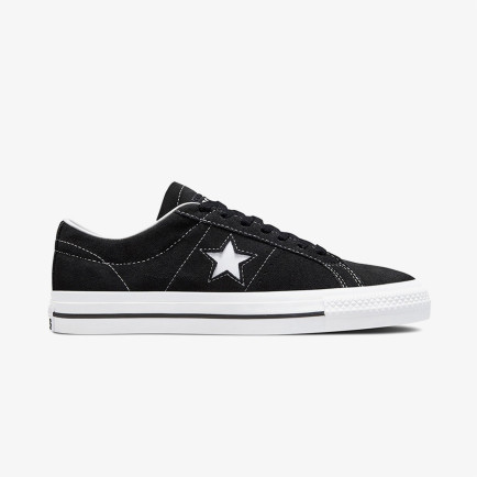 Converse Cons One Star Pro Unisex Siyah Süet Sneaker Converse Cons One Star Pro Unisex Siyah Süet Sneaker