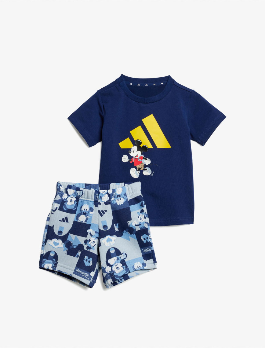 adidas X Disney Mickey Mouse Çocuk Mavi Şort Takımı adidas X Disney Mickey Mouse Çocuk Mavi Şort Takımı