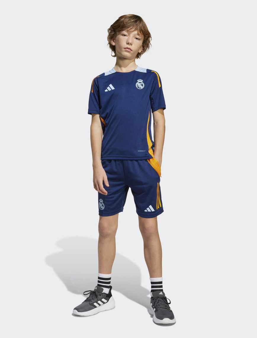 adidas Real Madrid 24-25 Tiro Çocuk Lacivert Futbol Üstü adidas Real Madrid 24-25 Tiro Çocuk Lacivert Futbol Üstü