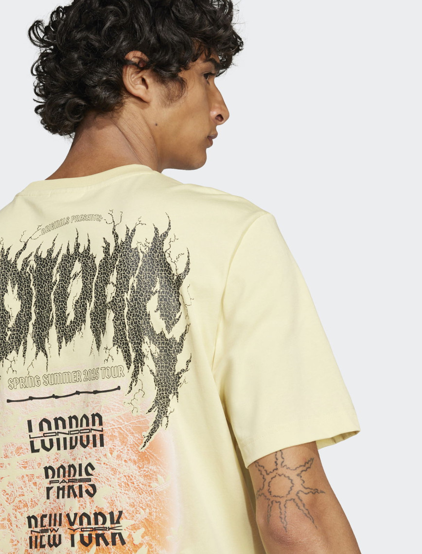 adidas Originals Q12 Ts Death Sarı Erkek T-Shirt adidas Originals Q12 Ts Death Sarı Erkek T-Shirt