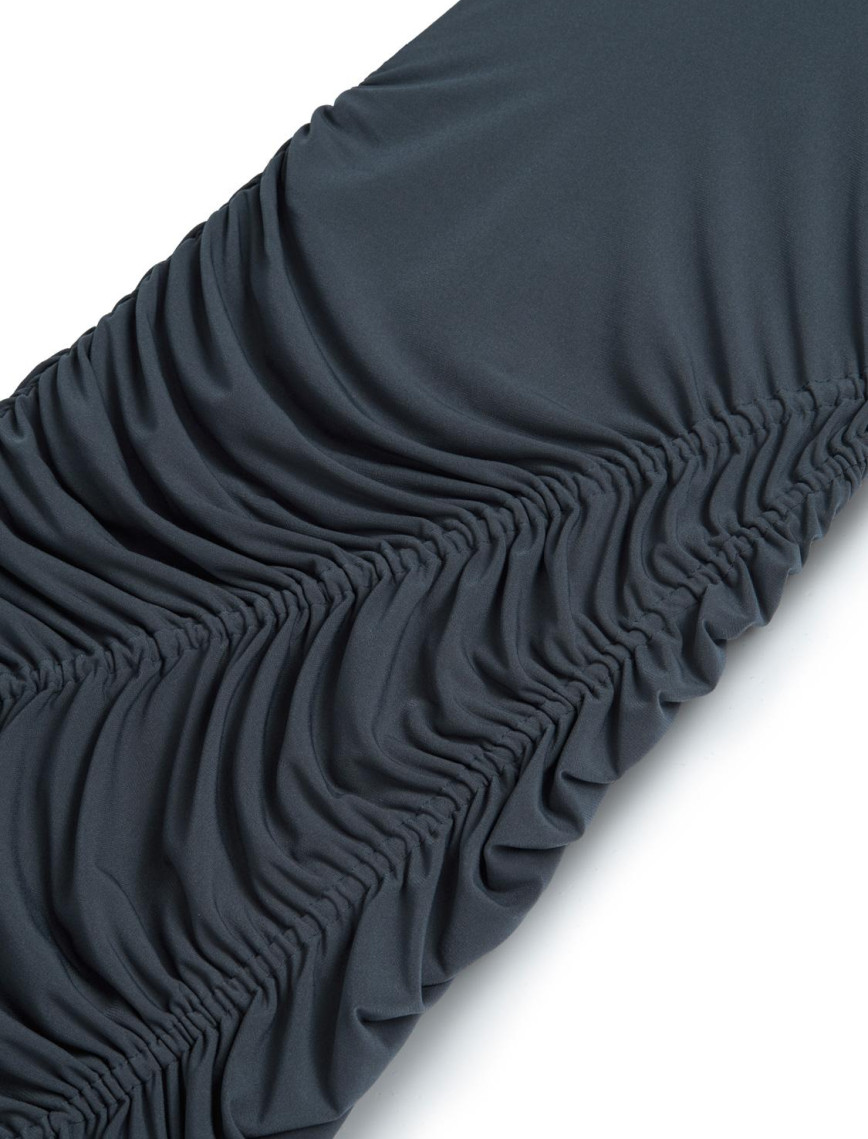 Drapeli Büzgülü Maxi Elbise Drapeli Büzgülü Maxi Elbise