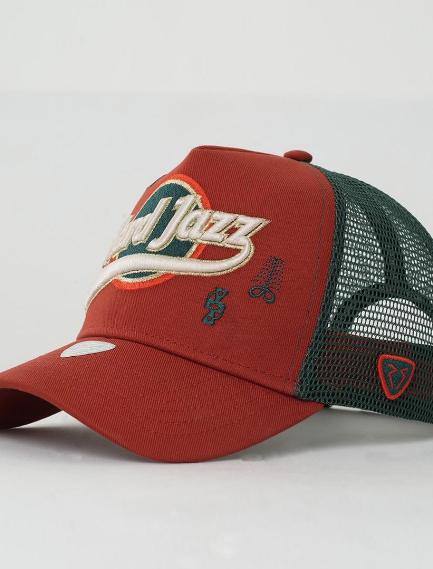 RustandRich Kadın Erkek Kiremit Trucker Şapka-Hard Collection-Hard Jazz RustandRich Kadın Erkek Kiremit Trucker Şapka-Hard Collection-Hard Jazz