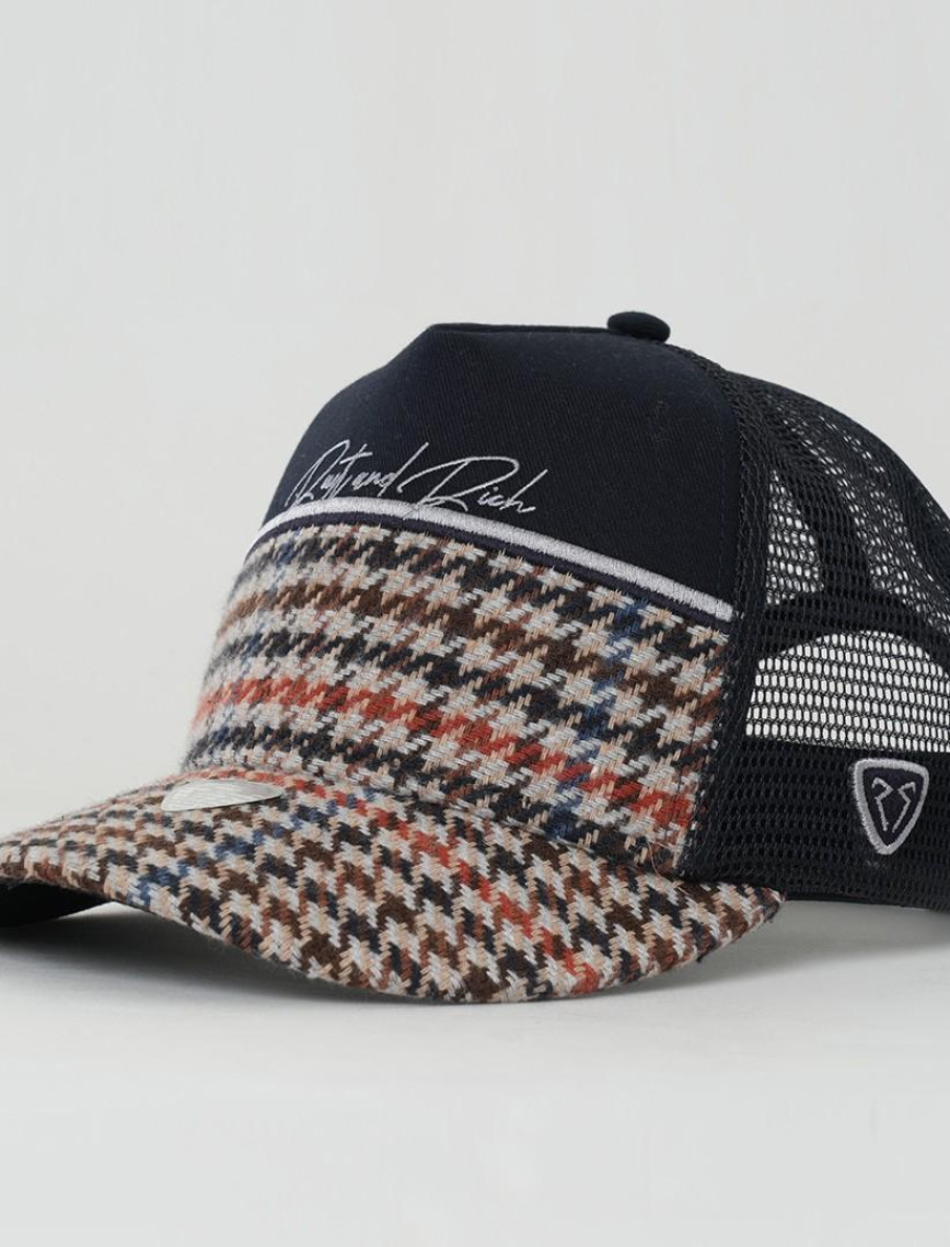 RustandRich Kadın Erkek Lacivert Trucker Şapka-Premium Collection-Royalty RustandRich Kadın Erkek Lacivert Trucker Şapka-Premium Collection-Royalty