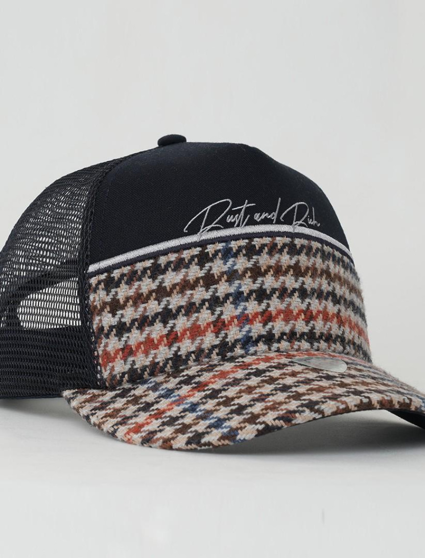 RustandRich Kadın Erkek Lacivert Trucker Şapka-Premium Collection-Royalty RustandRich Kadın Erkek Lacivert Trucker Şapka-Premium Collection-Royalty