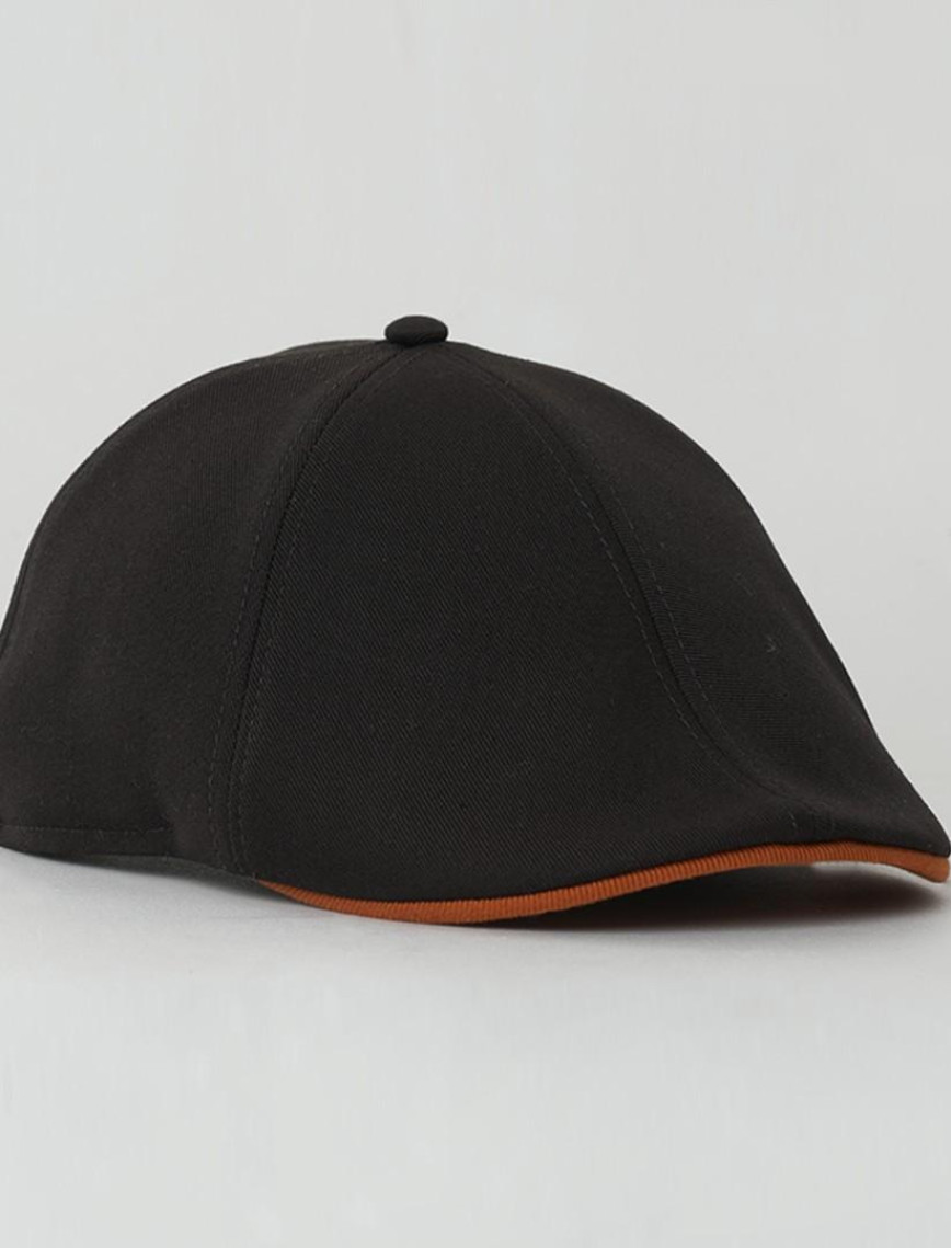 RustandRich Kadın Erkek Kahverengi Casket Şapka-Timeless Collection-Basic RustandRich Kadın Erkek Kahverengi Casket Şapka-Timeless Collection-Basic