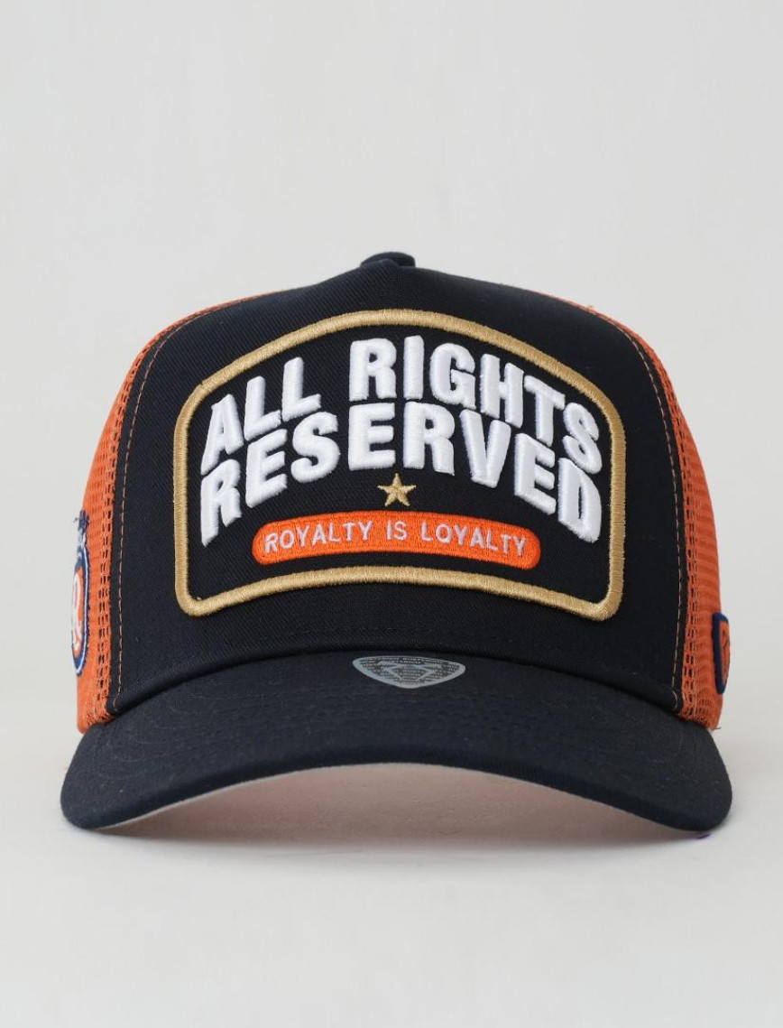 RustandRich Kadın Erkek Lacivert Trucker Şapka-Urban Collection-All Right Reserved RustandRich Kadın Erkek Lacivert Trucker Şapka-Urban Collection-All Right Reserved