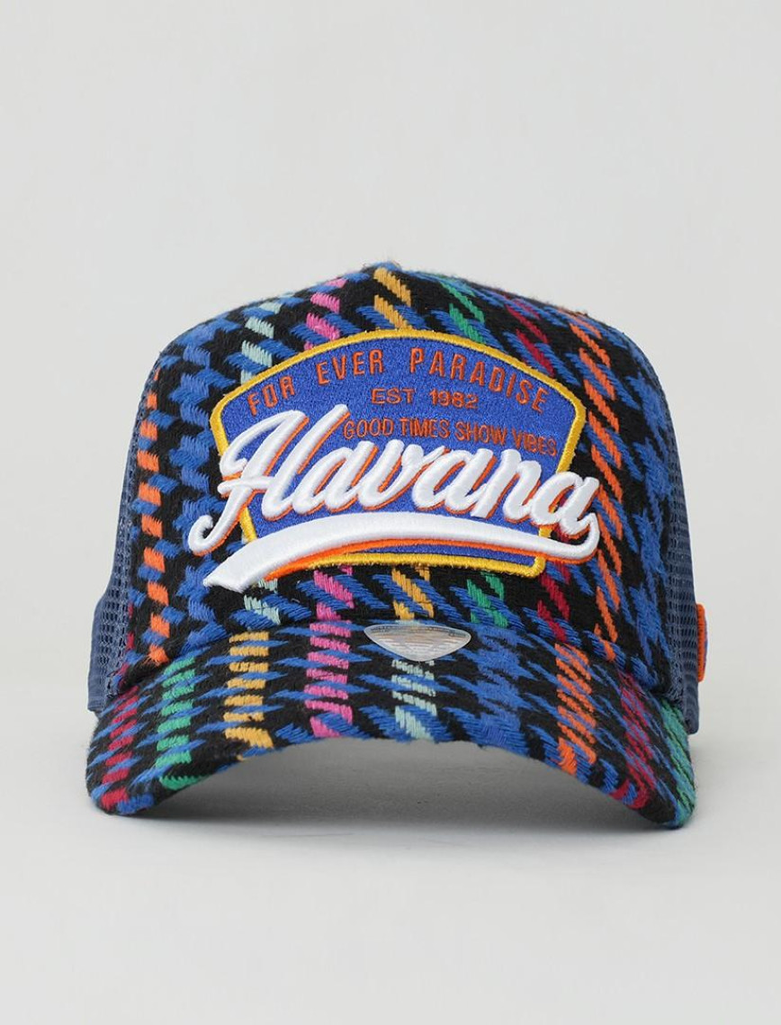 RustandRich Kadın Erkek İndigo Trucker Şapka-City's Collection-Havana RustandRich Kadın Erkek İndigo Trucker Şapka-City's Collection-Havana