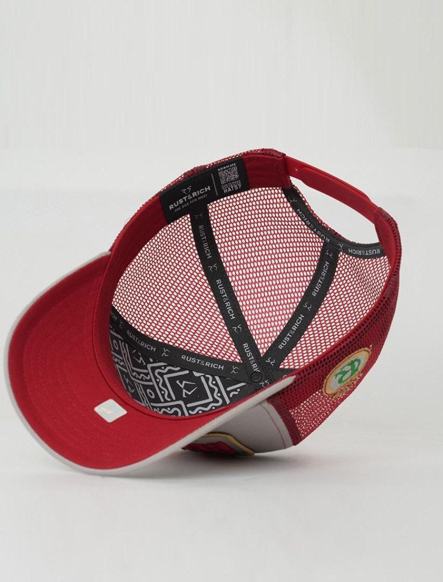 RustandRich Kadın Erkek Gri Trucker Şapka-Urban Collection-All Right Reserved RustandRich Kadın Erkek Gri Trucker Şapka-Urban Collection-All Right Reserved