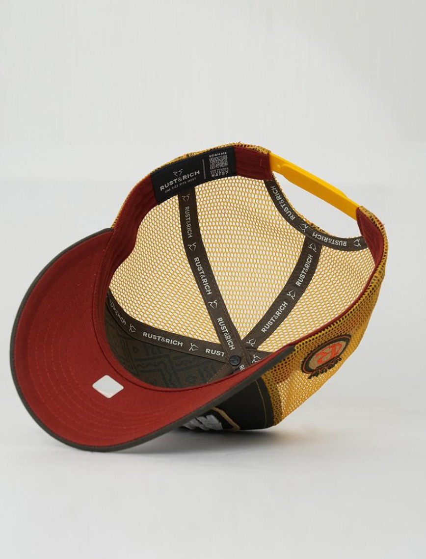 RustandRich Kadın Erkek Haki Trucker Şapka-Urban Collection-All Right Reserved RustandRich Kadın Erkek Haki Trucker Şapka-Urban Collection-All Right Reserved