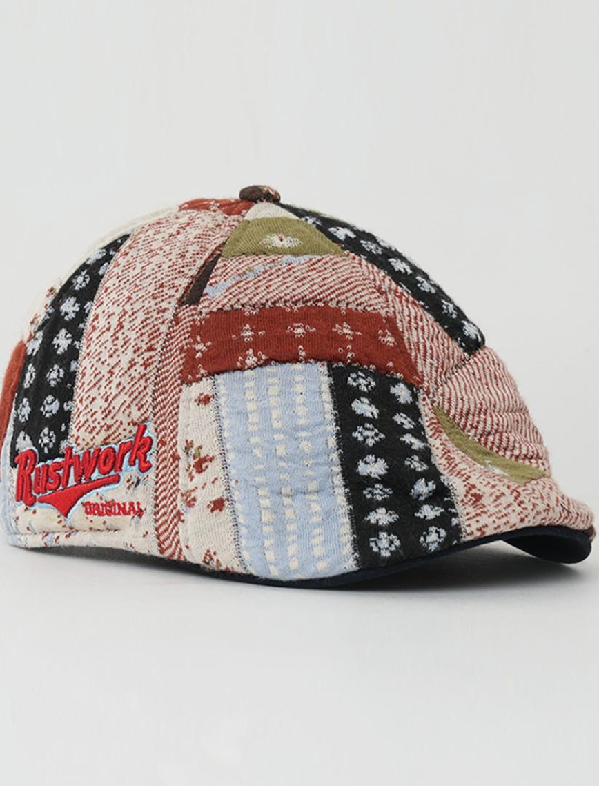 RustandRich Kadın Erkek Renkli Casket Şapka-Gypsy Collection-Rustwork RustandRich Kadın Erkek Renkli Casket Şapka-Gypsy Collection-Rustwork