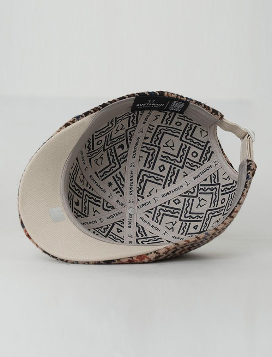 RustandRich Kadın Erkek Bej Casket Şapka-City's Collection-Vegas RustandRich Kadın Erkek Bej Casket Şapka-City's Collection-Vegas