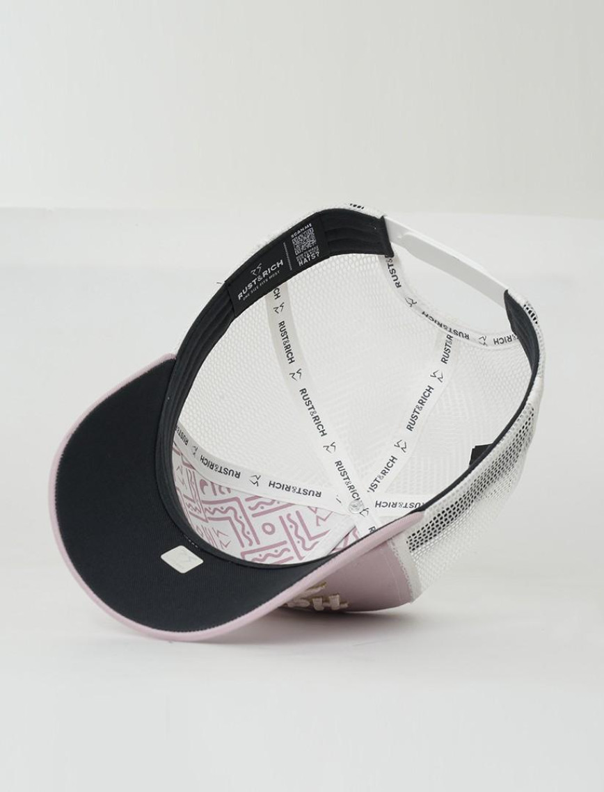 RustandRich Kadın Erkek Pudra Trucker Şapka-Hard Collection-Hard Love RustandRich Kadın Erkek Pudra Trucker Şapka-Hard Collection-Hard Love
