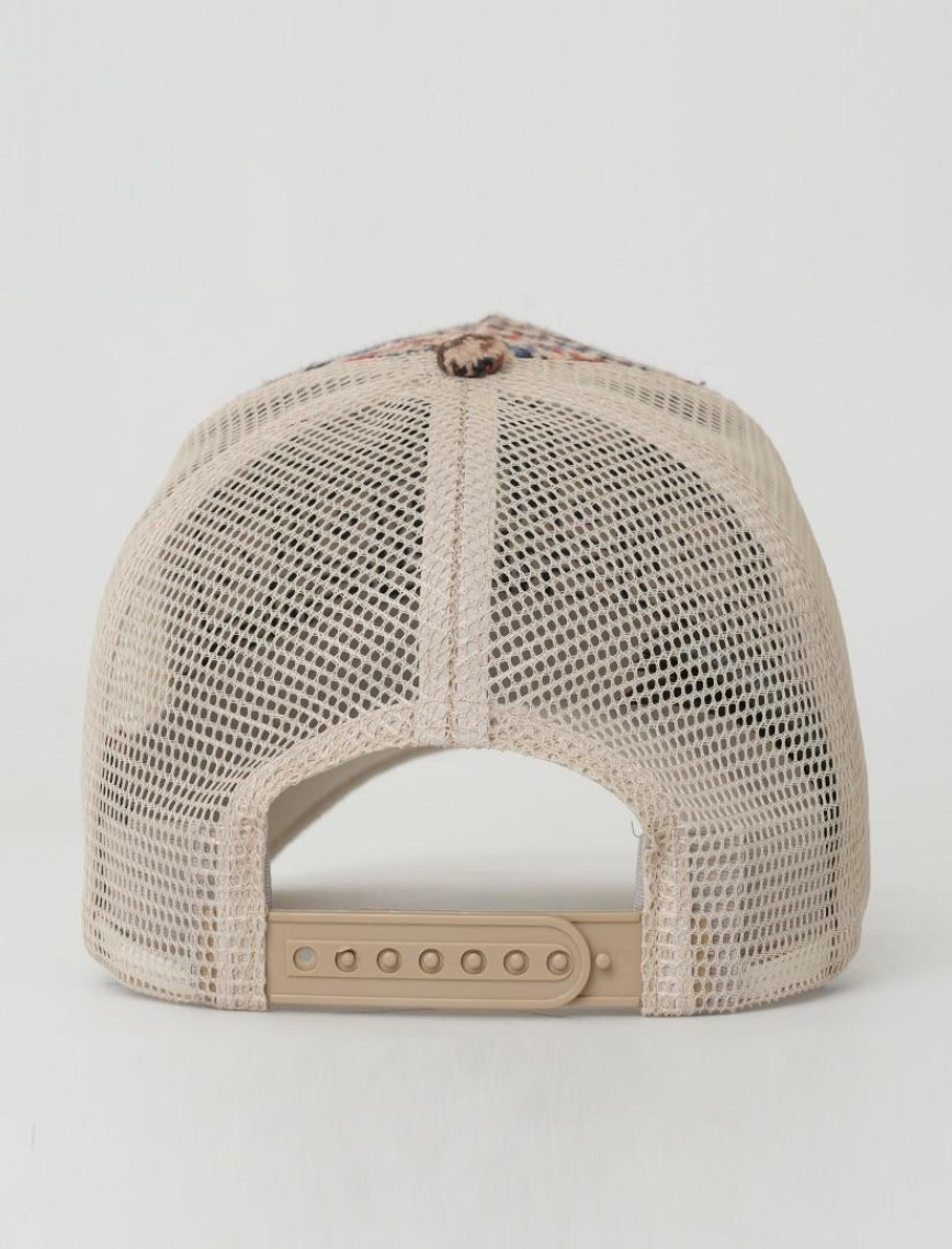 RustandRich Kadın Erkek Bej Trucker Şapka-City's Collection-Vegas RustandRich Kadın Erkek Bej Trucker Şapka-City's Collection-Vegas