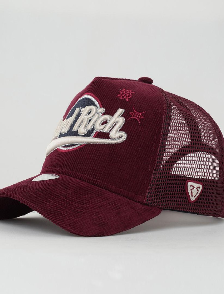 RustandRich Kadın Erkek Bordo Trucker Şapka-Hard Collection-Hard Rich RustandRich Kadın Erkek Bordo Trucker Şapka-Hard Collection-Hard Rich