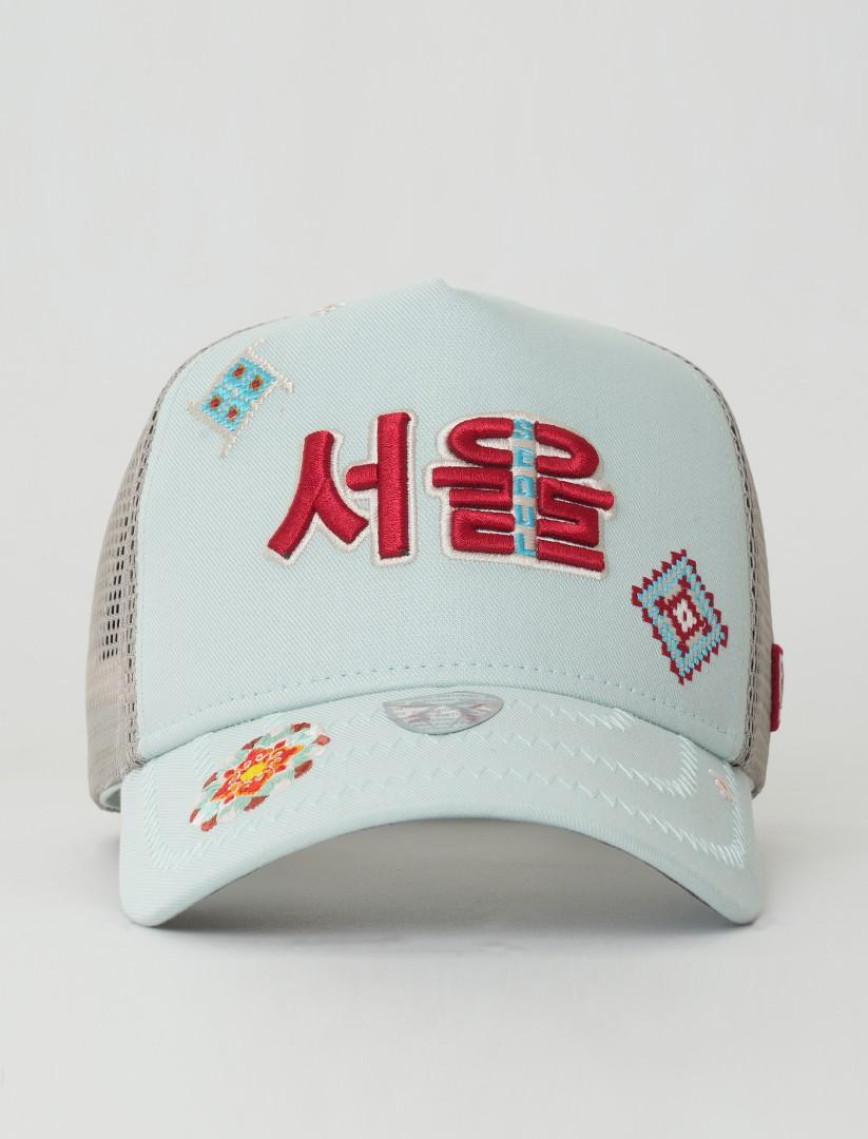 RustandRich Kadın Erkek Mint Yeşili Trucker Şapka-City's Collection-Seoul RustandRich Kadın Erkek Mint Yeşili Trucker Şapka-City's Collection-Seoul