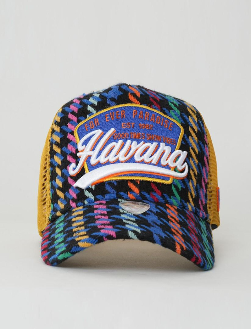 RustandRich Kadın Erkek Sarı Trucker Şapka-City's Collection-Havana RustandRich Kadın Erkek Sarı Trucker Şapka-City's Collection-Havana