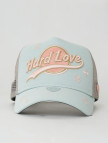 RustandRich Kadın Erkek Mint Yeşili Trucker Şapka-Hard Collection-Hard Love RustandRich Kadın Erkek Mint Yeşili Trucker Şapka-Hard Collection-Hard Love