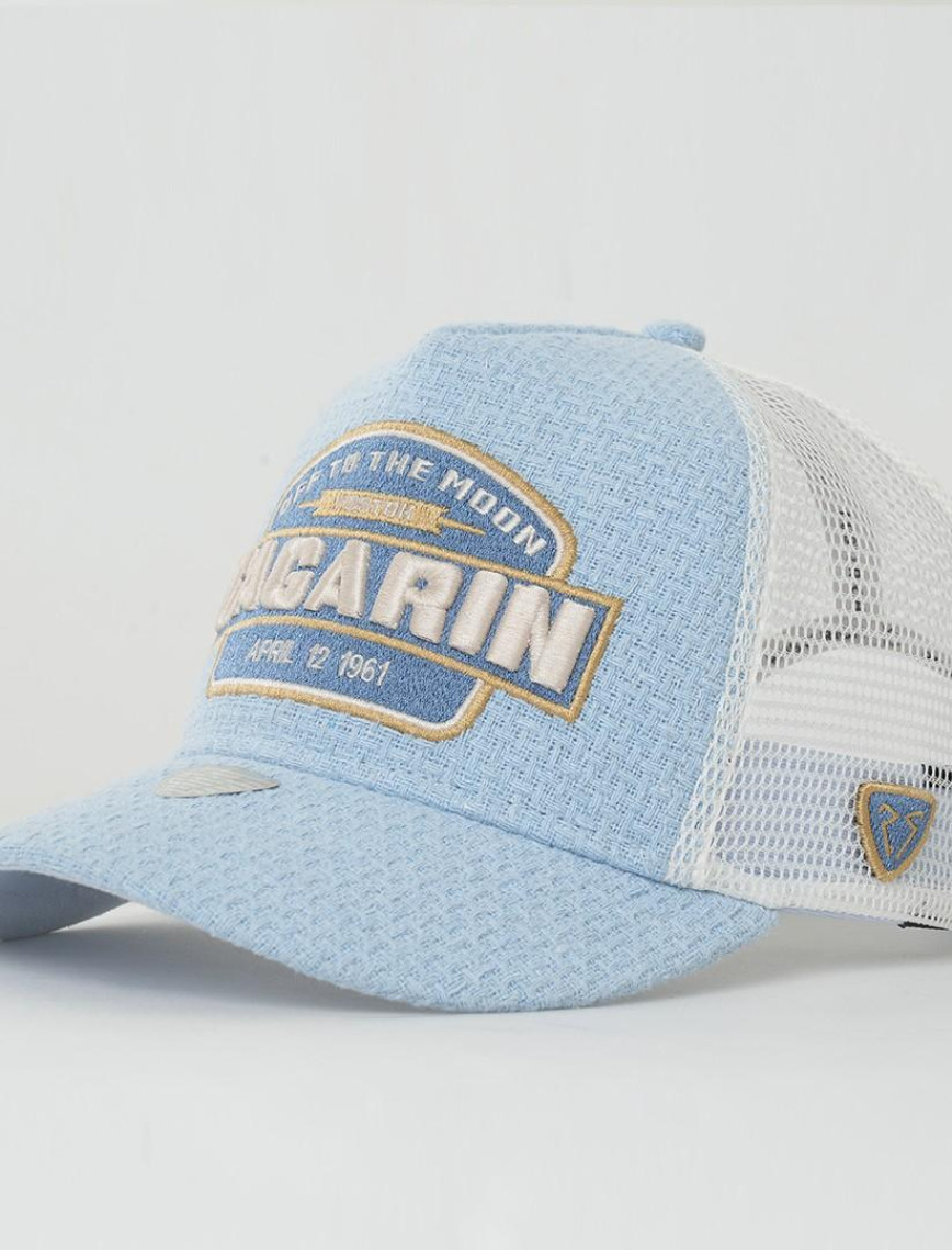 RustandRich Kadın Erkek Mavi Trucker Şapka-Space Collection-Gagarin RustandRich Kadın Erkek Mavi Trucker Şapka-Space Collection-Gagarin