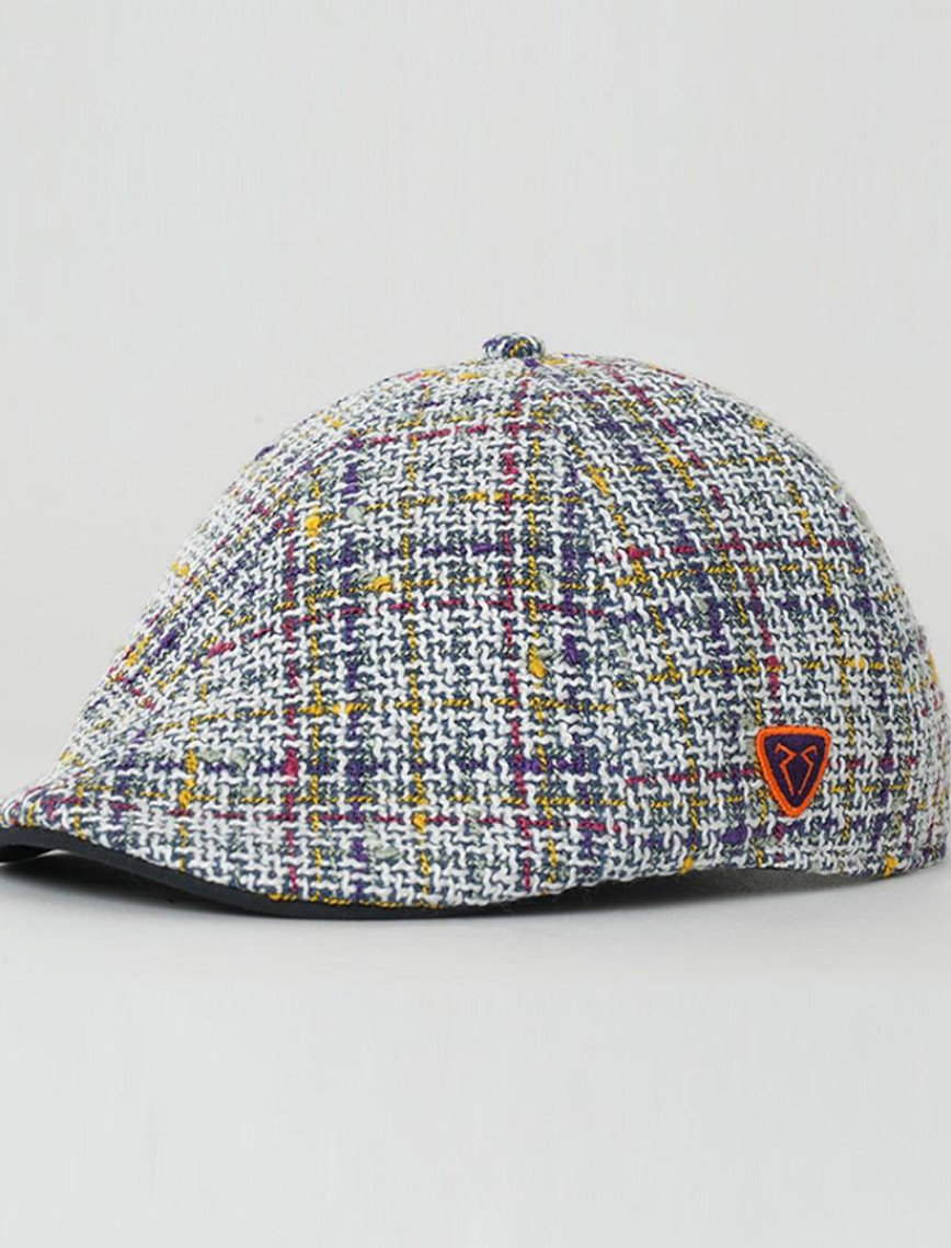 RustandRich Kadın Erkek Beyaz Casket Şapka-City's Collection-Havana RustandRich Kadın Erkek Beyaz Casket Şapka-City's Collection-Havana