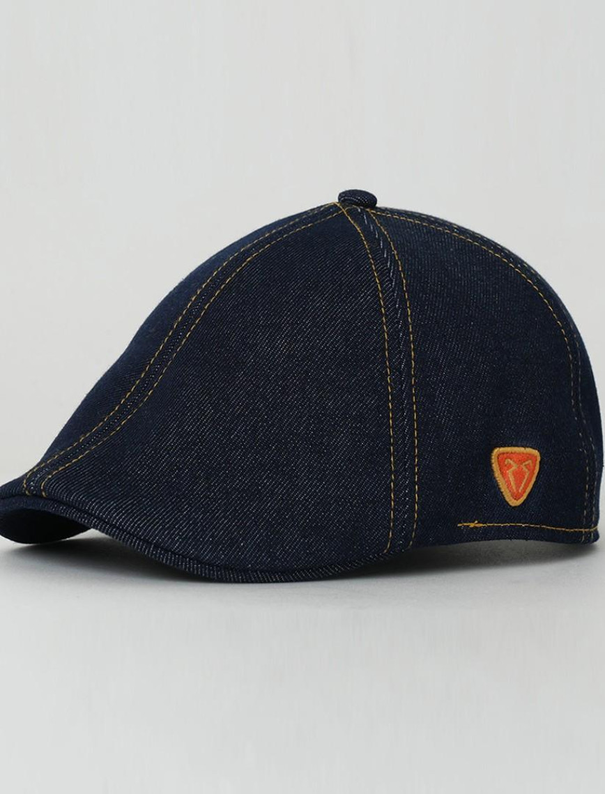 RustandRich Kadın Erkek Denim Casket Şapka-Urban Collection-Hands Off RustandRich Kadın Erkek Denim Casket Şapka-Urban Collection-Hands Off