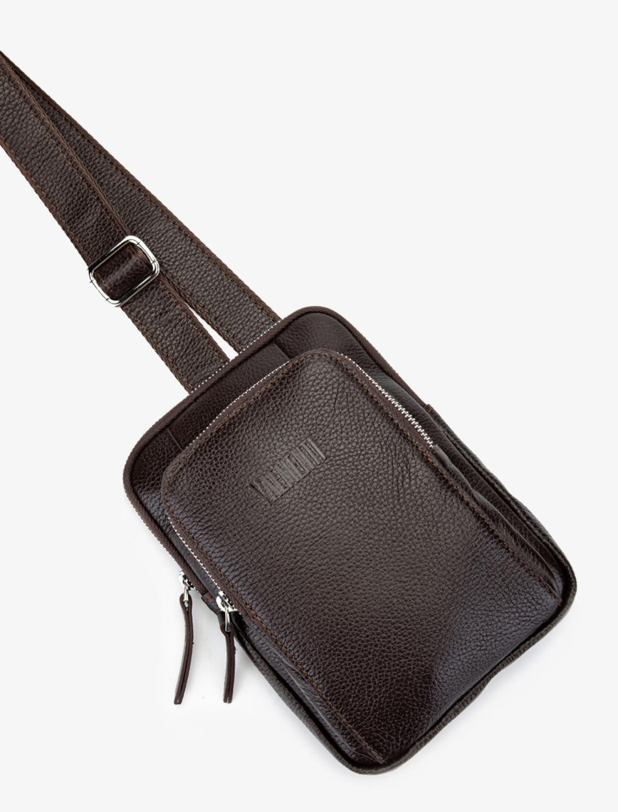 Valmenti Erkek Hakiki Deri Kahverengi Body Bag Çanta Valmenti Erkek Hakiki Deri Kahverengi Body Bag Çanta
