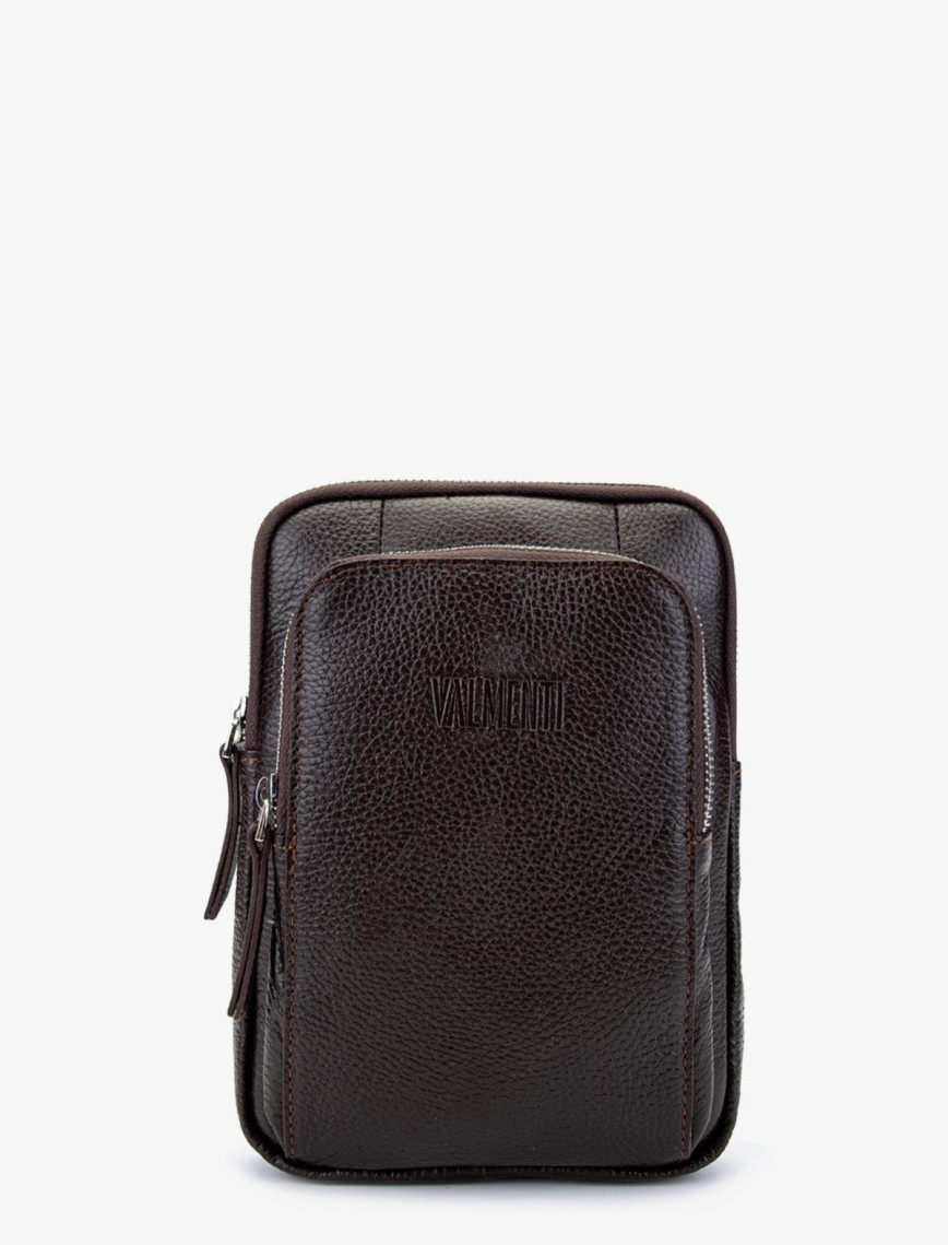 Valmenti Erkek Hakiki Deri Kahverengi Body Bag Çanta Valmenti Erkek Hakiki Deri Kahverengi Body Bag Çanta