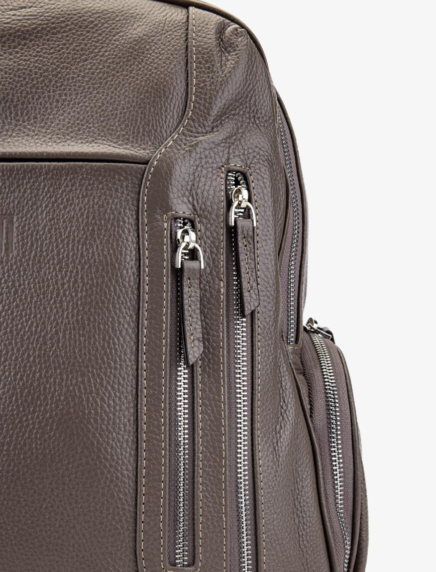 Valmenti Aron Erkek Vizon Floter Hakiki Deri Sırt Çantası Valmenti Aron Erkek Vizon Floter Hakiki Deri Sırt Çantası