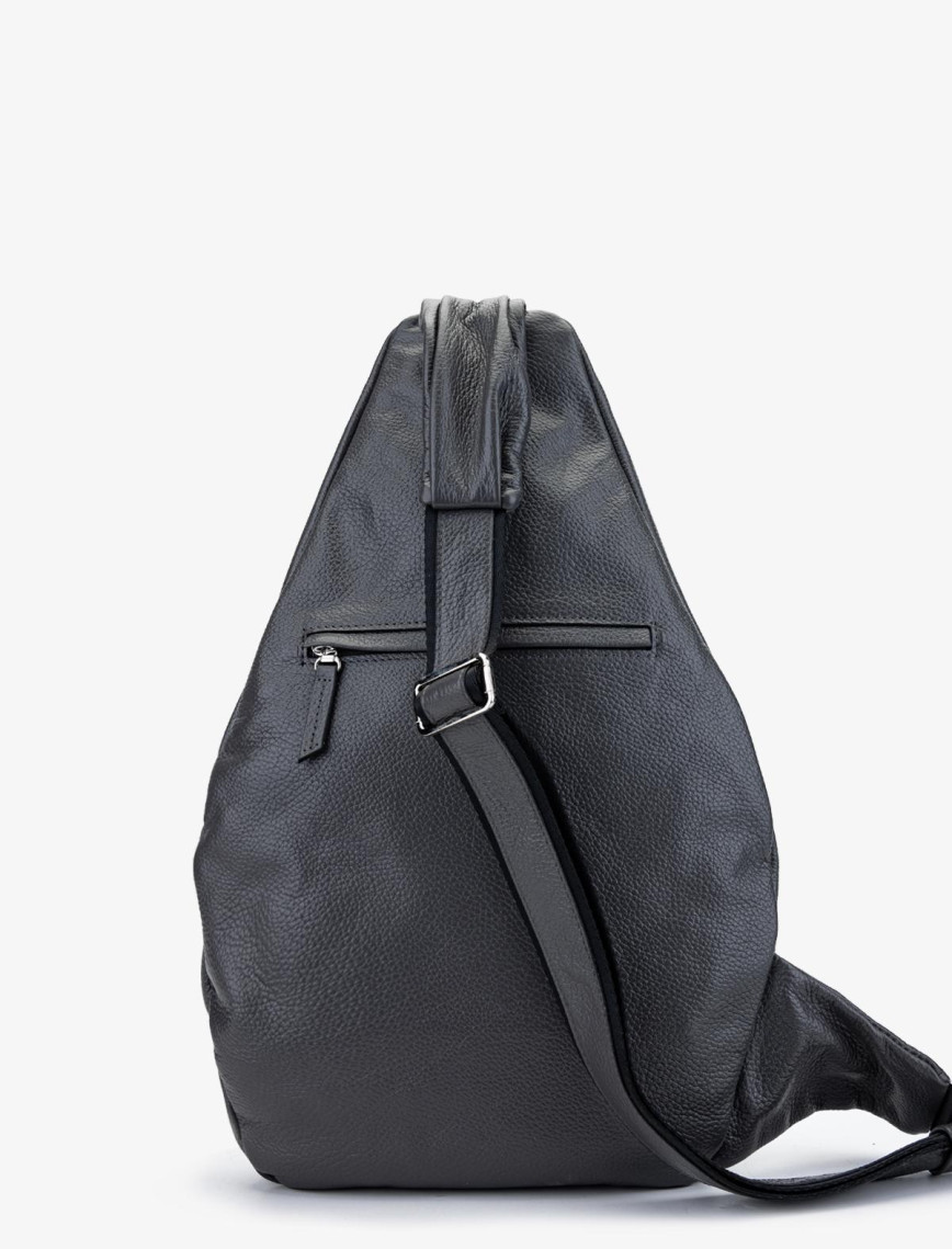 Valmenti Bruna Erkek Gri Hakiki Deri Vücut Çantası Valmenti Bruna Erkek Gri Hakiki Deri Vücut Çantası