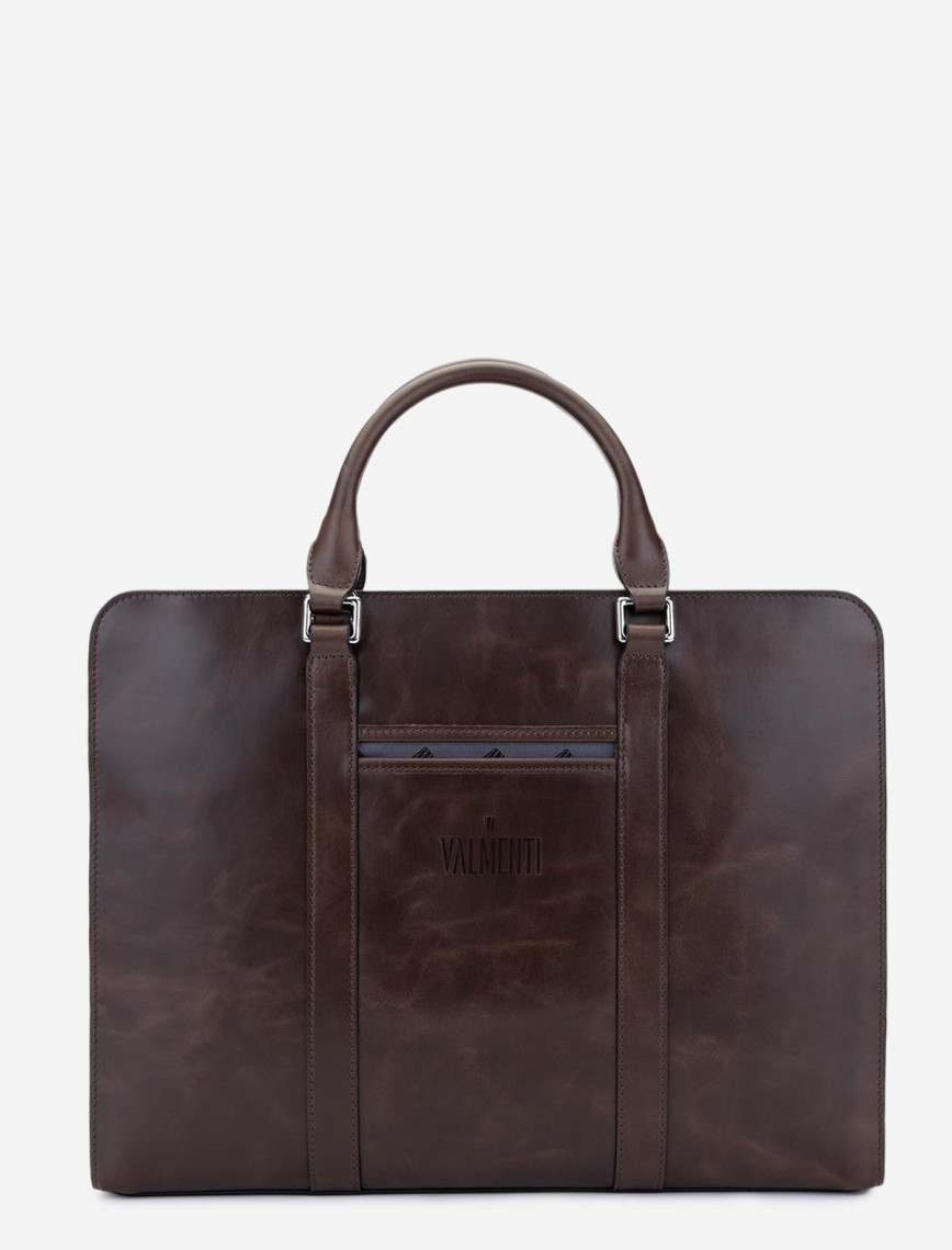 Valmenti Esimo Erkek Kahverengi Hakiki Deri El Çantası Valmenti Esimo Erkek Kahverengi Hakiki Deri El Çantası