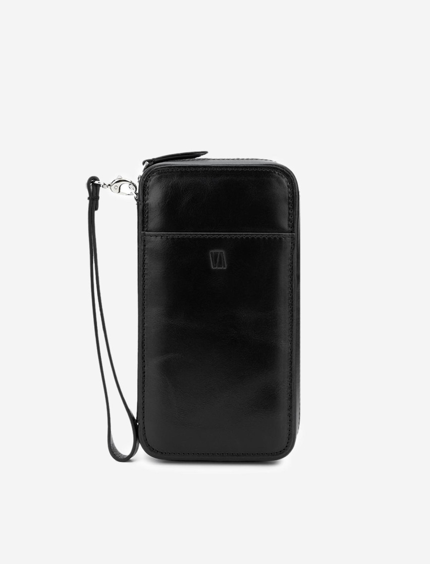 Valmenti Erkek Hakiki Deri Siyah El Çantası Valmenti Erkek Hakiki Deri Siyah El Çantası