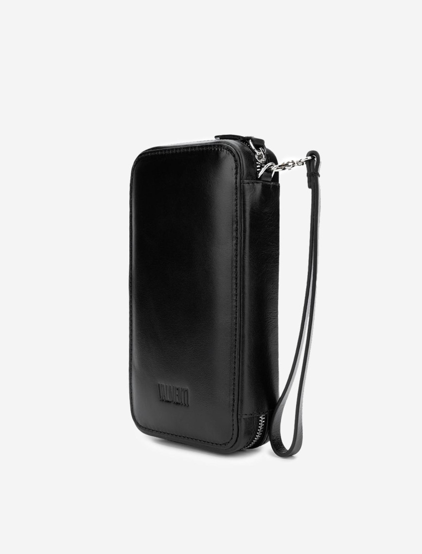 Valmenti Erkek Hakiki Deri Siyah El Çantası Valmenti Erkek Hakiki Deri Siyah El Çantası