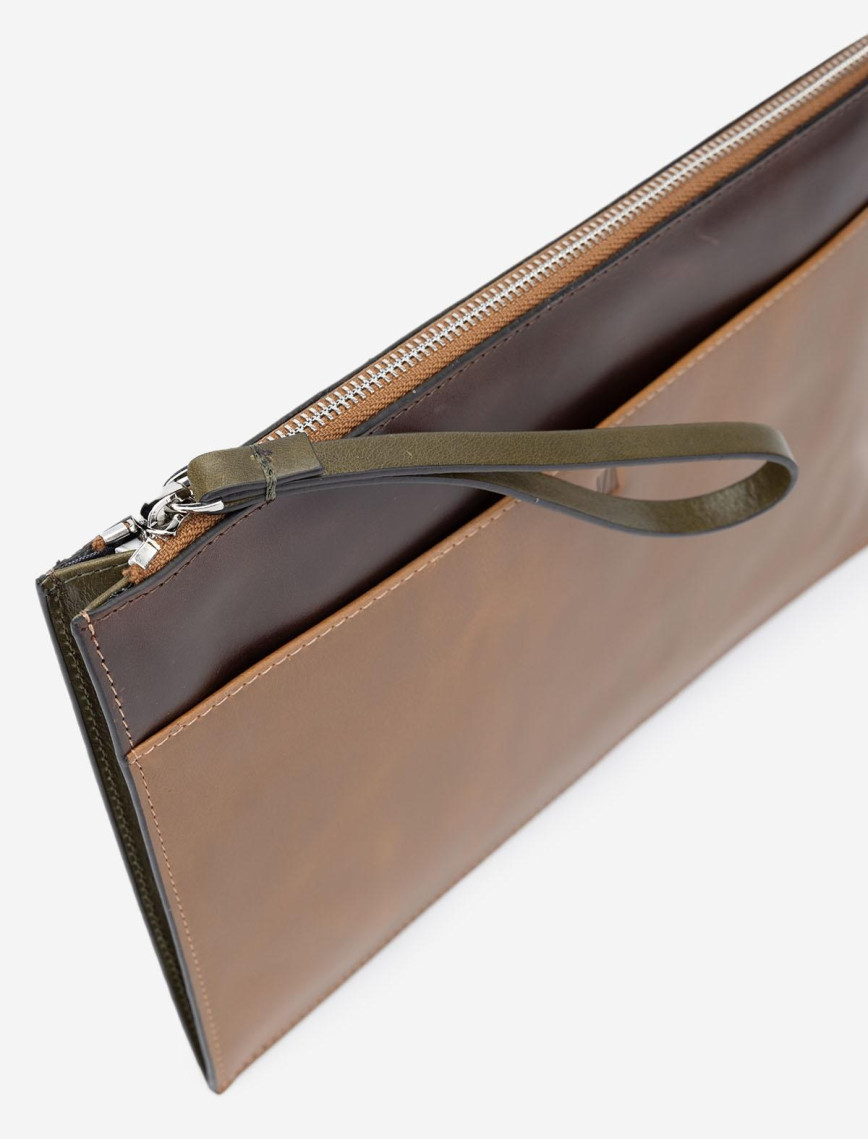 Valmenti Handx Unisex Taba/Kahve Hakiki Deri GÜNLÜK Çanta