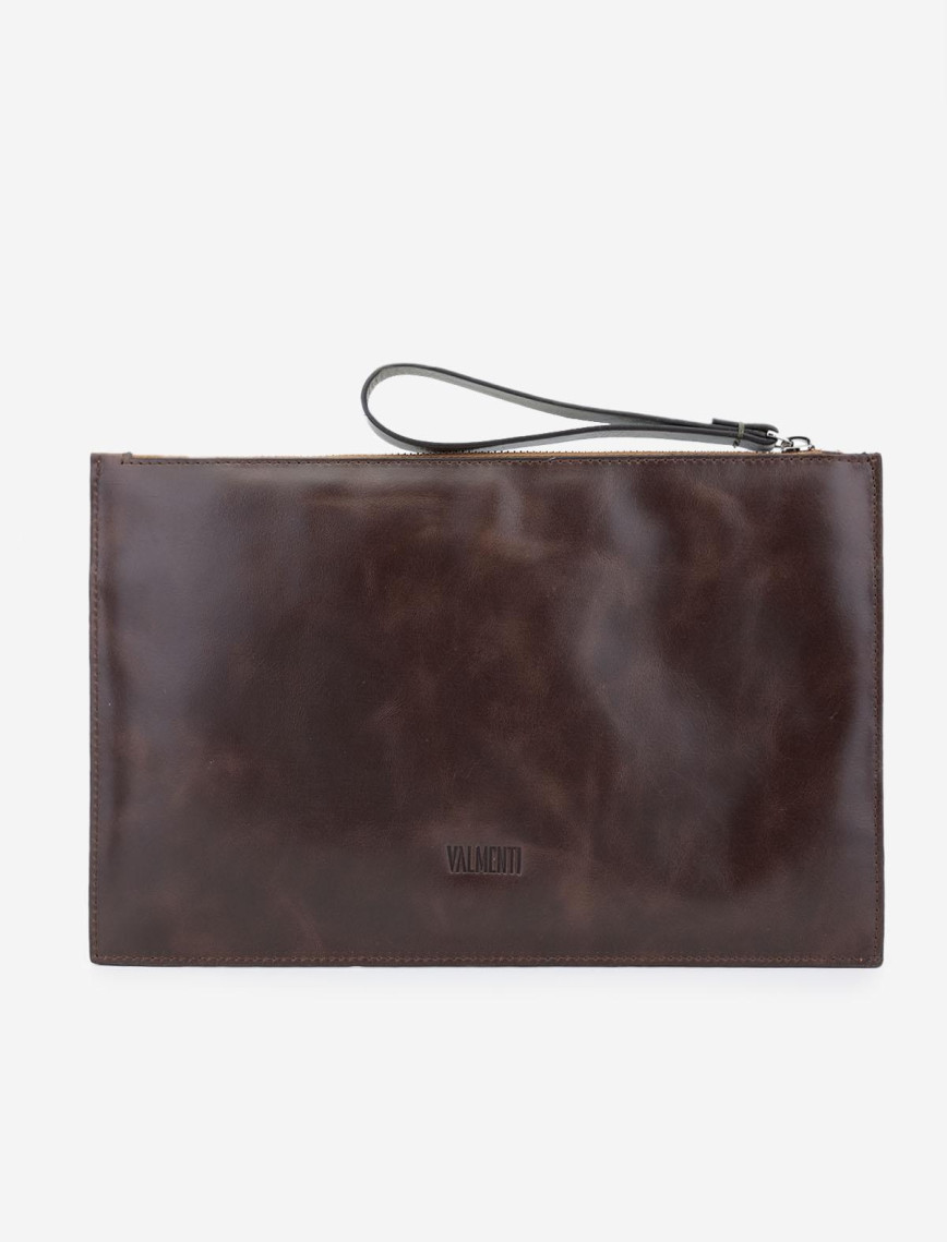 Valmenti Handx Unisex Taba/Kahve Hakiki Deri GÜNLÜK Çanta