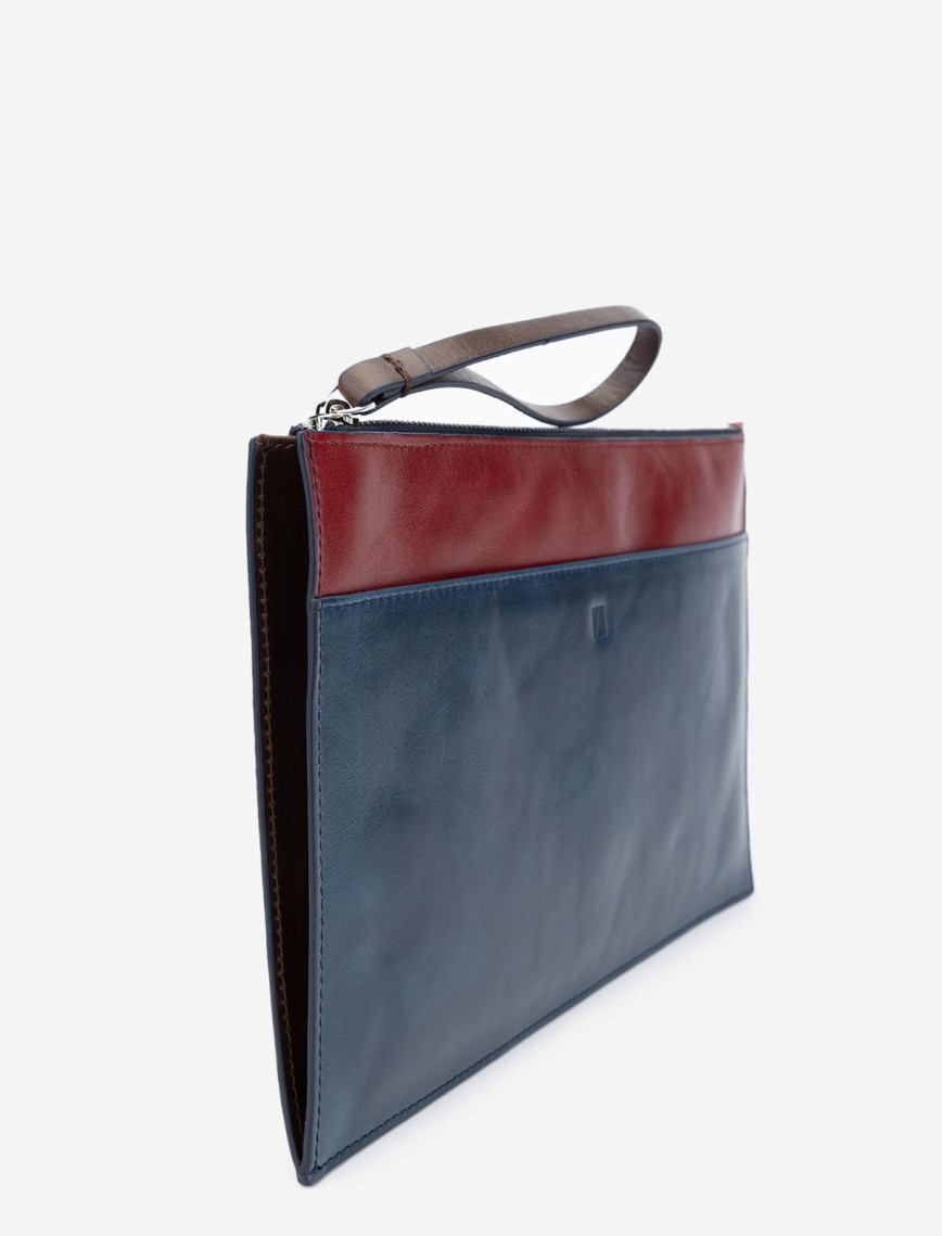 Valmenti Handx Unisex Laci / Bordo Hakiki Deri GÜNLÜK Çanta